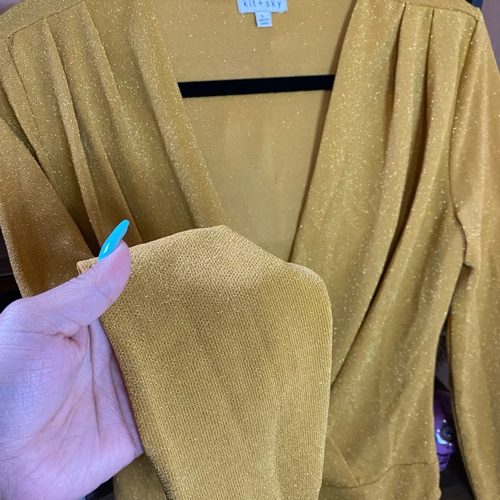 Kit+Sky Bodysuit Color Mustard - Picture 3 of 6